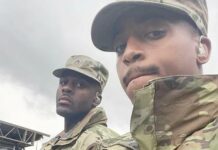 Staff Sergeant Nicholas Feemster and Staff Sergeant Lamar Riddick - Instagram