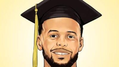 Steph Curry (Graduates from Davidson) - via Twitter