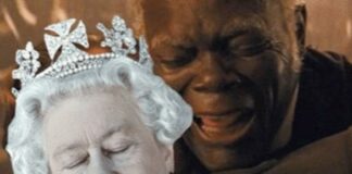 Django Unchained's Steven cries over death of Queen Elizabeth