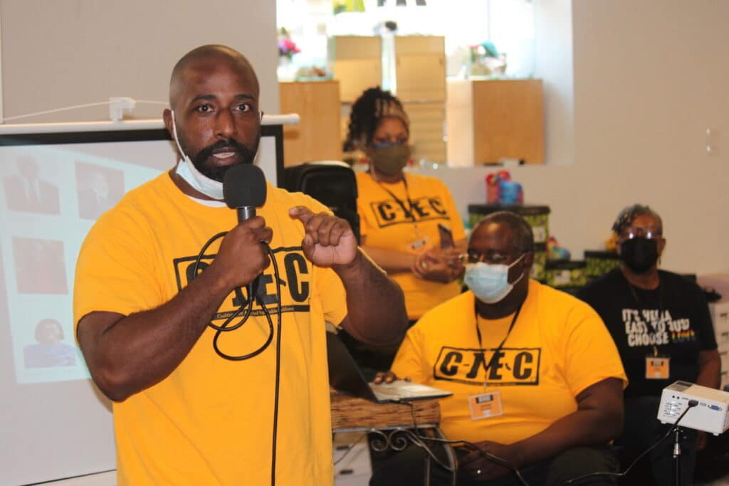 Chris Lodgson and members from CJEC hosted the listening sessions in Vallejo and Sacramento on Aug. 20. CJEC is one of the anchor organizations sanctioned by the California Task Force For Reparations. (CBM photo/Antonio Ray Harvey).