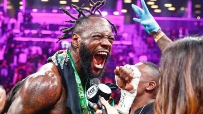 Deontay Wilder (after beating Helenius)