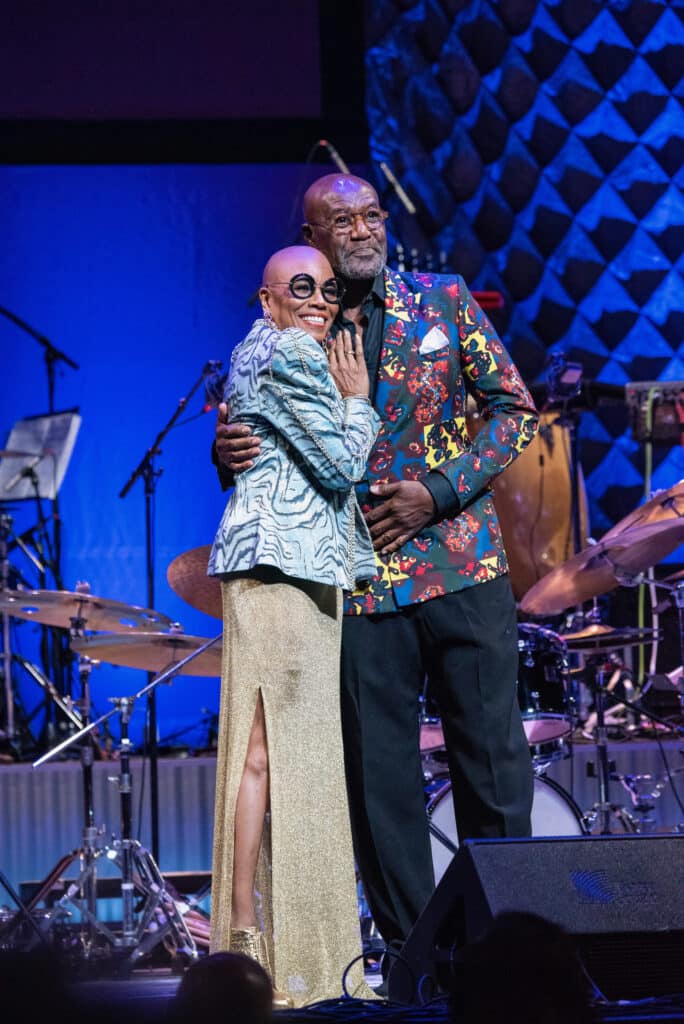 The Jazz Music Awards at the Cobb Energy Performing Arts Center in Atlanta, GA. With hosts (l-r) Dee Dee Bridgewater and Delroy Lindo (Photo Credit: Julie Yarbrough)