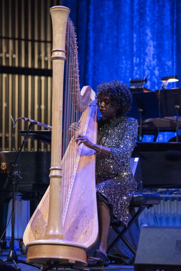The Jazz Music Awards at the Cobb Energy Performing Arts Center in Atlanta, GA. Performance of "Spirit U Will" by harpist Brandie Younger. (Photo Credit: Julie Yarbrough)