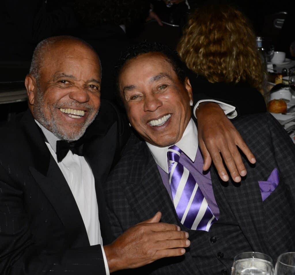 Berry Gordy and Smokey Robinson