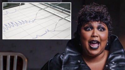 Lizzo Lie Detector Test via Vanity Fair (screenshot)