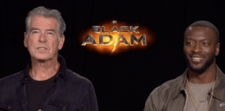 Pierce Brosnan and Aldis Hodge- Black Adam
