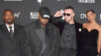 Ray J KanYe West (unknown) Candace Owens - GettyImages-1433019147
