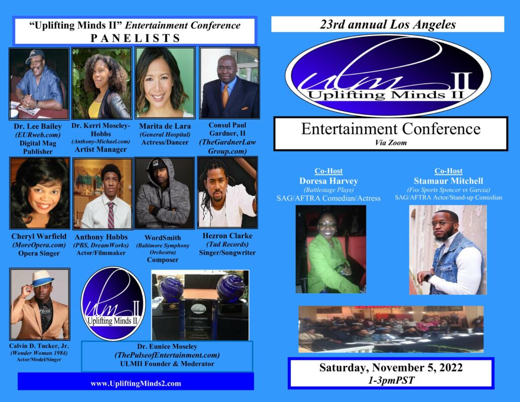 Part of the virtual event program for ULMII Entertainment Conference.