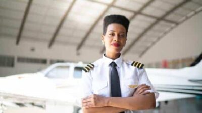 Young Black Pilot - Female / Getty