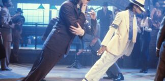 Michael Jackson's gravity defying lean in video for Smooth Criminal