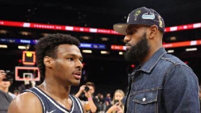 Bronny & LeBron James - GettyImages