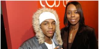 Bow Wow and his mother