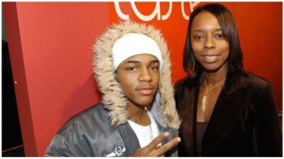 Bow Wow and his mother