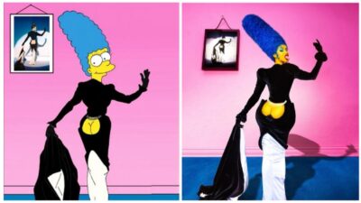 Cardi B and Marge Simpson