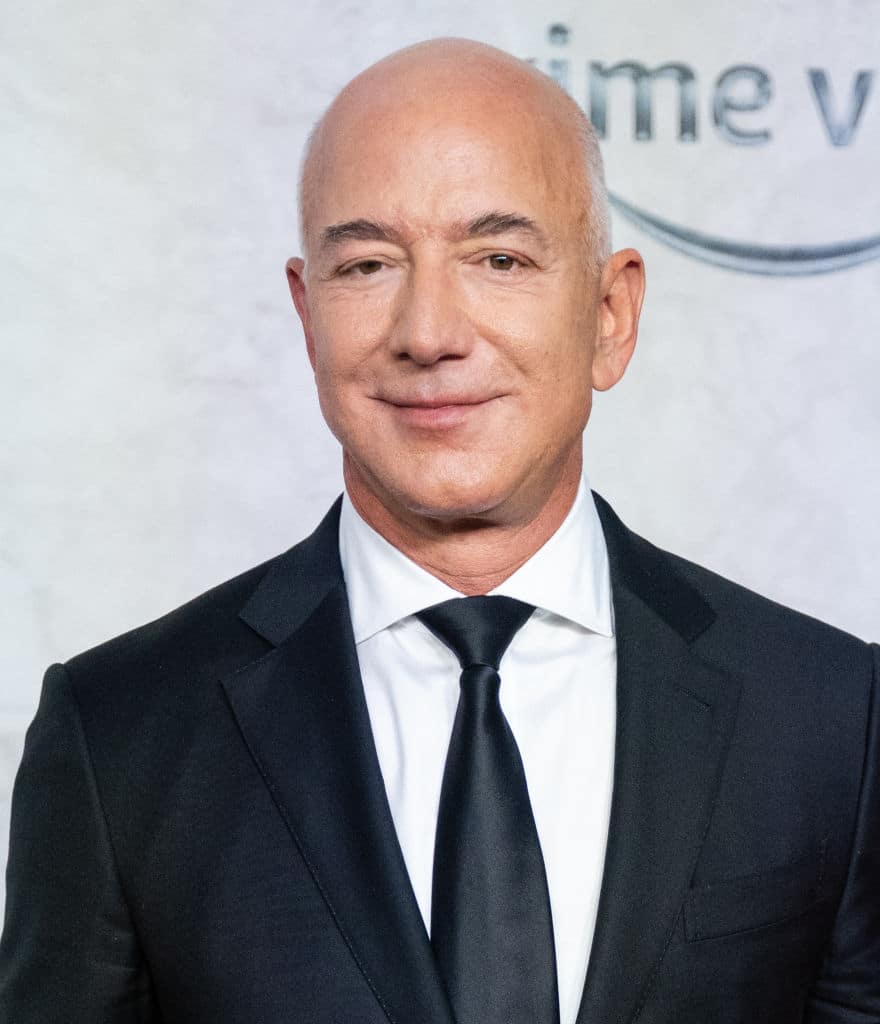 LONDON, ENGLAND - AUGUST 30: Jeff Bezos attends "The Lord Of The Rings: The Rings Of Power" World Premiere at Leicester Square on August 30, 2022 in London, England. (Photo by Samir Hussein/WireImage)
