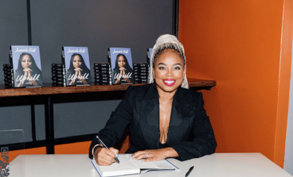 Jemele Hill at the Book launch for her memoir "Uphill"