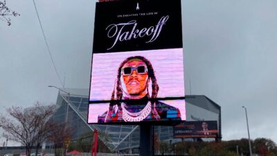 Takeoff - State Farm Arena (Sudhin Thanawala-AP)