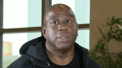 Magic Johnson food drive