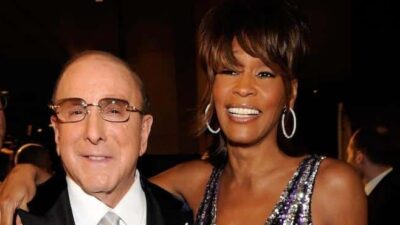Clive Davis and Whitney Houston - Getty