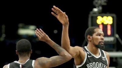 Edmond Sumner & Kevin Durant (Sarah Stier-Getty Images North America-Getty Images)