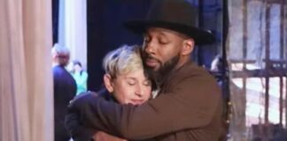 Ellen DeGeneres hugging DJ tWitch - Instagram screenshot