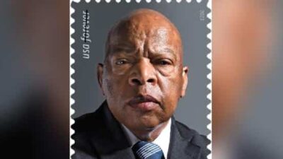 ohn Lewis Postal Stamp