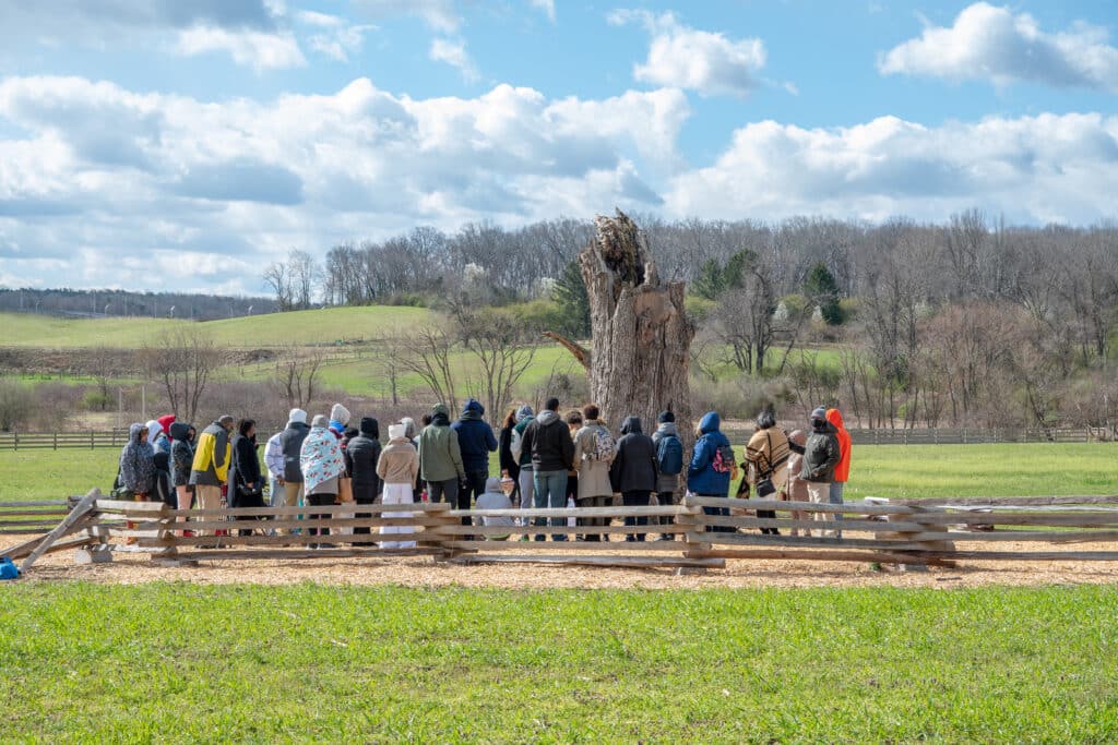 More Than a Fraction Foundation sponsored Merry Treet Memorial event at Virginia Tech.