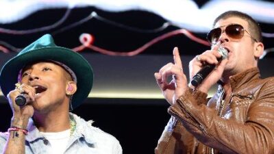 Pharrell Williams and Robin Thicke (Jamie McCarthy-Getty Images North America)