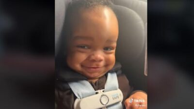 Rihanna and ASAP Rock's kid - TikTok screenshot