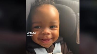 Rihanna and ASAP Rock's kid - TikTok screenshot