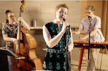 Jazz vocalist Samantha Fierke