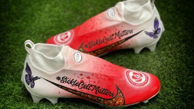 San Francisco 49ers running back Tevin Coleman and Arizona Cardinals linebacker Markus Golden to sport NFL Cleats with inspirational messages for Sickle Cell cause