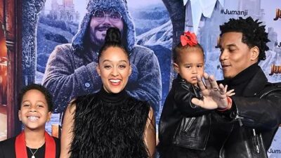 Tia Mowry - Cory Hardtrict & kids (Getty)