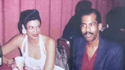 Tina Knowles and nephew Johnny