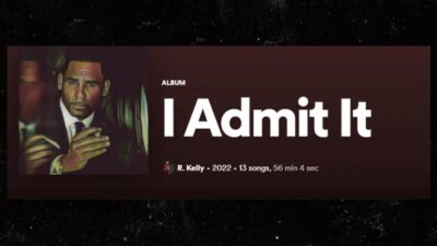 R Kelly I admit it - poster