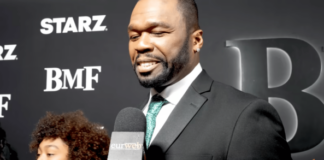50 Cent at the Starz "BMF" season 2 premiere