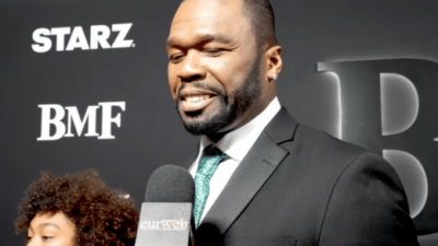 50 Cent at the Starz "BMF" season 2 premiere