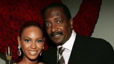 Beyonce with her father/former manager