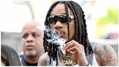 Wiz Khalifa smoking weed