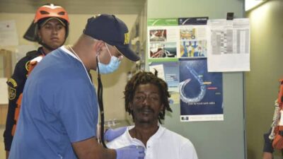 Elvis Francois rescued at sea
