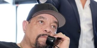 Ice-T on phone - Getty