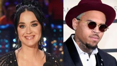 Katy Perry & Chris Brown - Getty