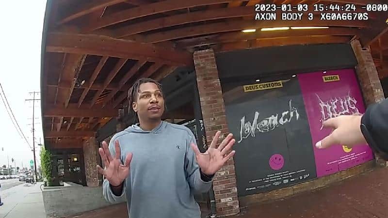 Keenan Anderson - LAPD - video screengrab