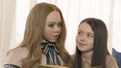 M3GAN and Cady (Violet McGraw) in M3GAN