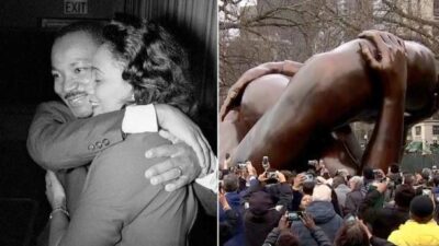 MLK & Coretta - Embrace monument