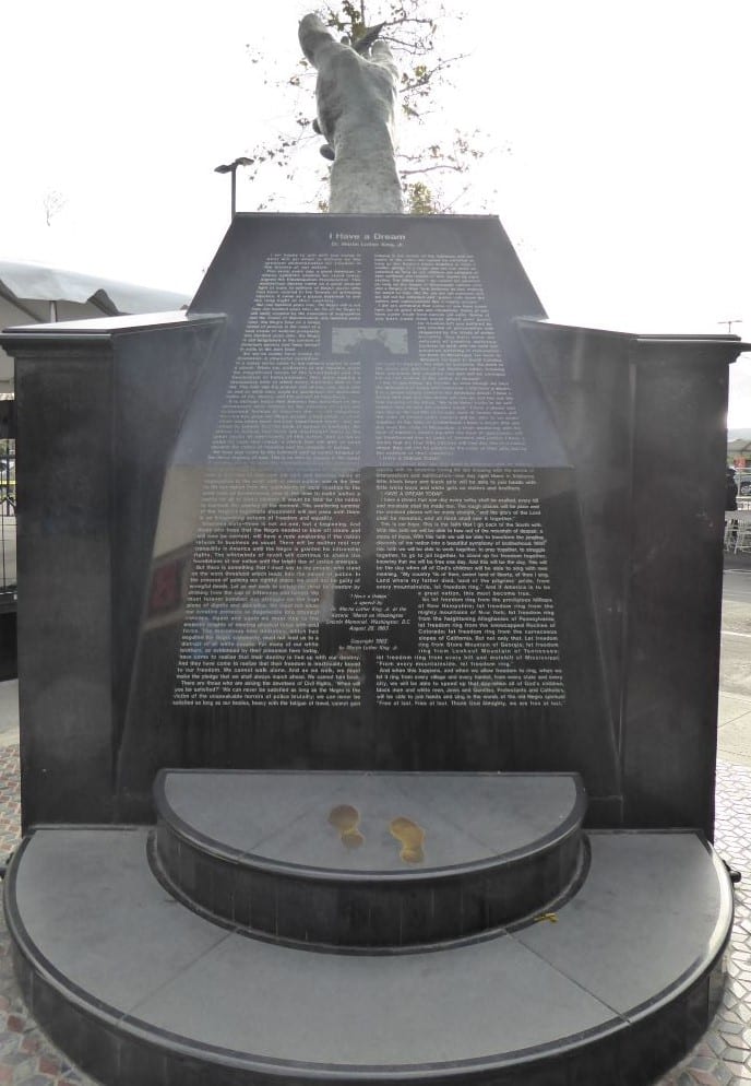 Martin Luther King Jr., monument: Photo Credit, Ricky Richardson