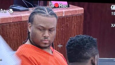 Patrick Xavier Clark in court (Lekan Oyekanmi-AP)