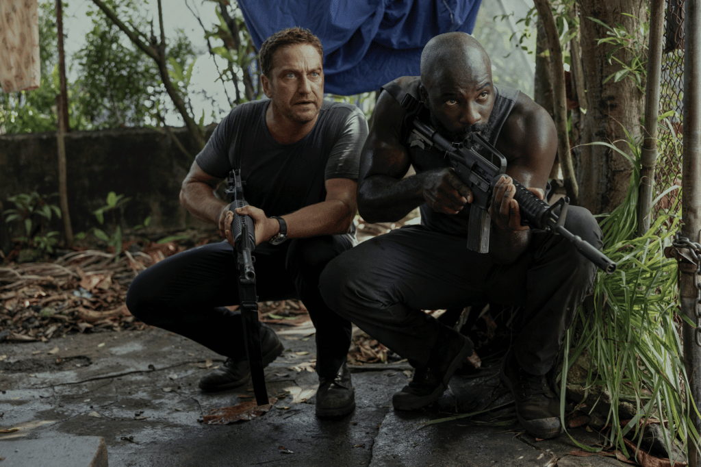 PLANE starring Gerard Butler and Mike Colter