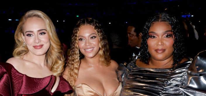 Adele - Beyonce - Lizzo at 2023 Grammys - GettyImages