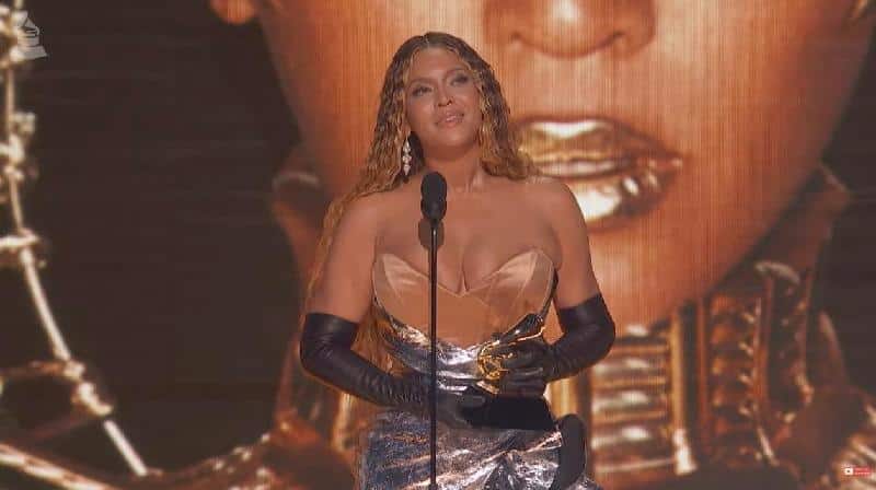 Beyonce - 2023 Grammy Awards - screenshot